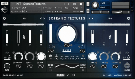 Emergence Audio Soprano Textures KONTAKT